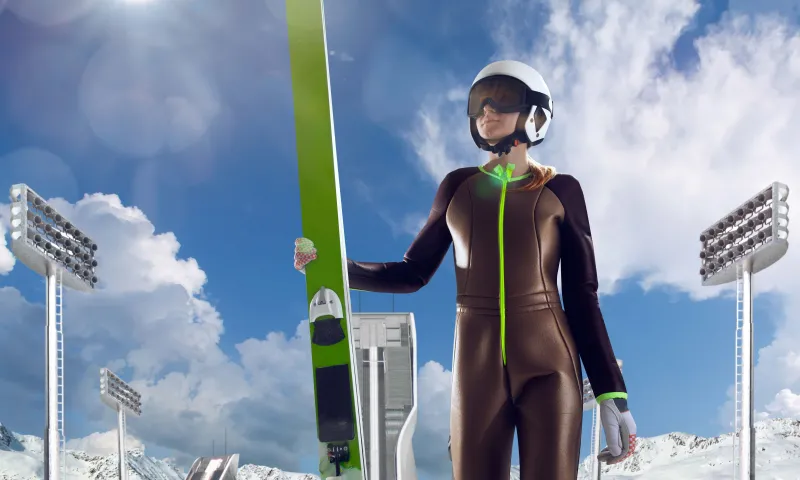 jumping-ski / fot. freepik