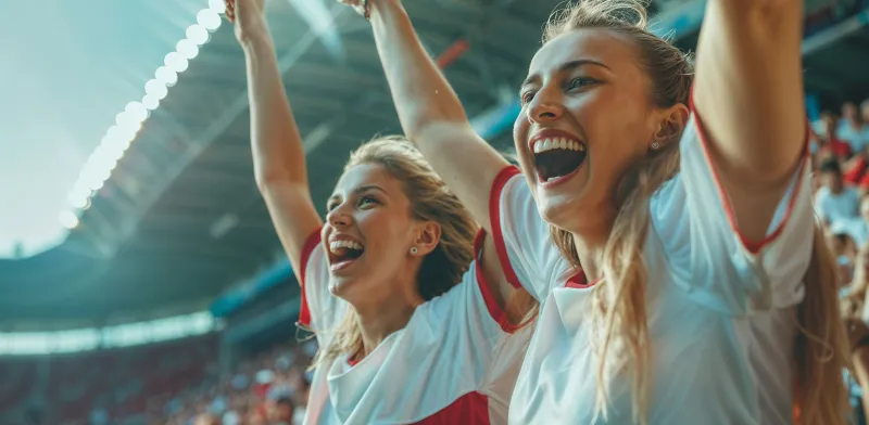 soccer-fans-cheering-stadium / fot. Freepik