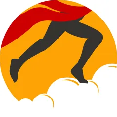 Logo - Klub Sportowy Z Nogami W Chmurach