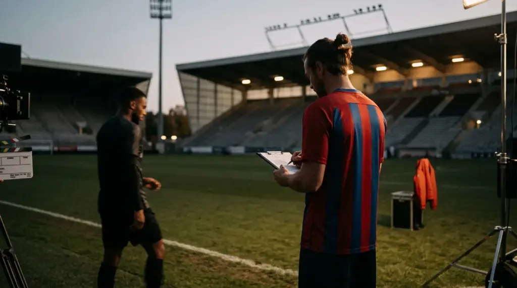 Behind-the-scenes football film scene inspired by Kamil Grosicki’s upcoming biographical movie